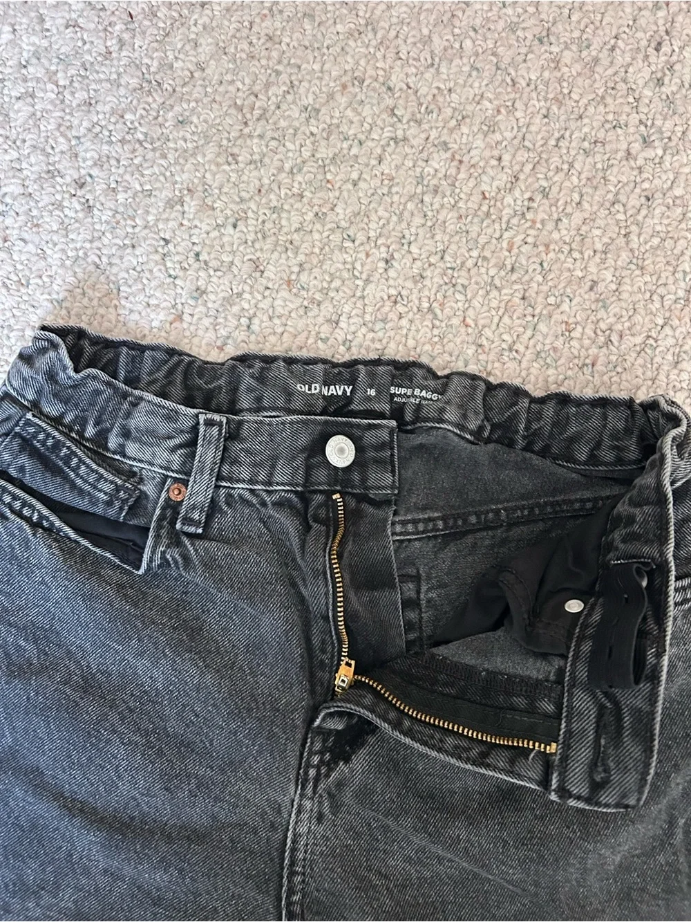 Boys Old Navy Jeans Set of 4-Light Blue, Black, Charcoal, Navy